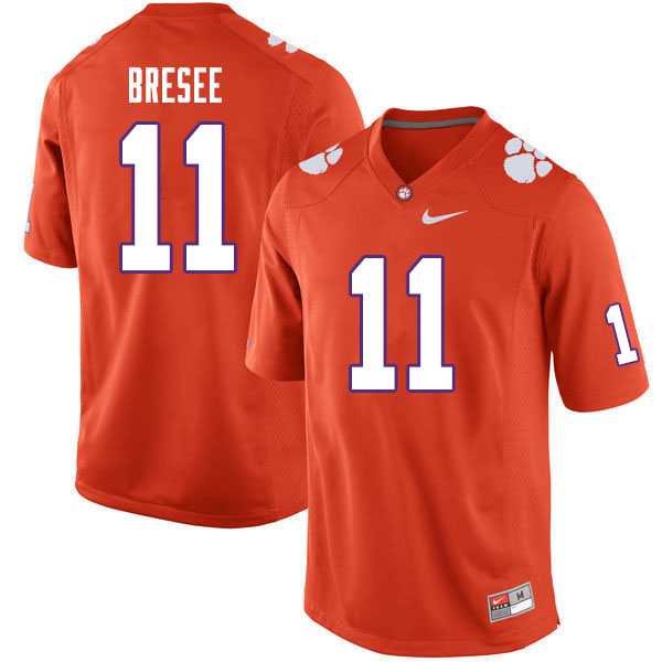 Men #11 Bryan Bresee Clemson Tigers College Football Jerseys Sale-Orange